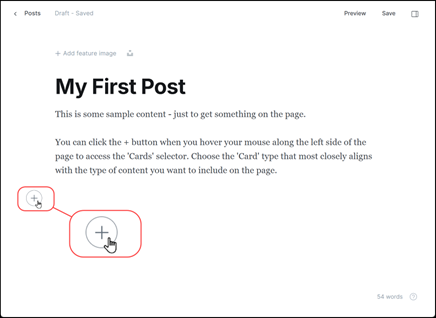Ghost Editor - How APRS Works - New Post - Add Section
