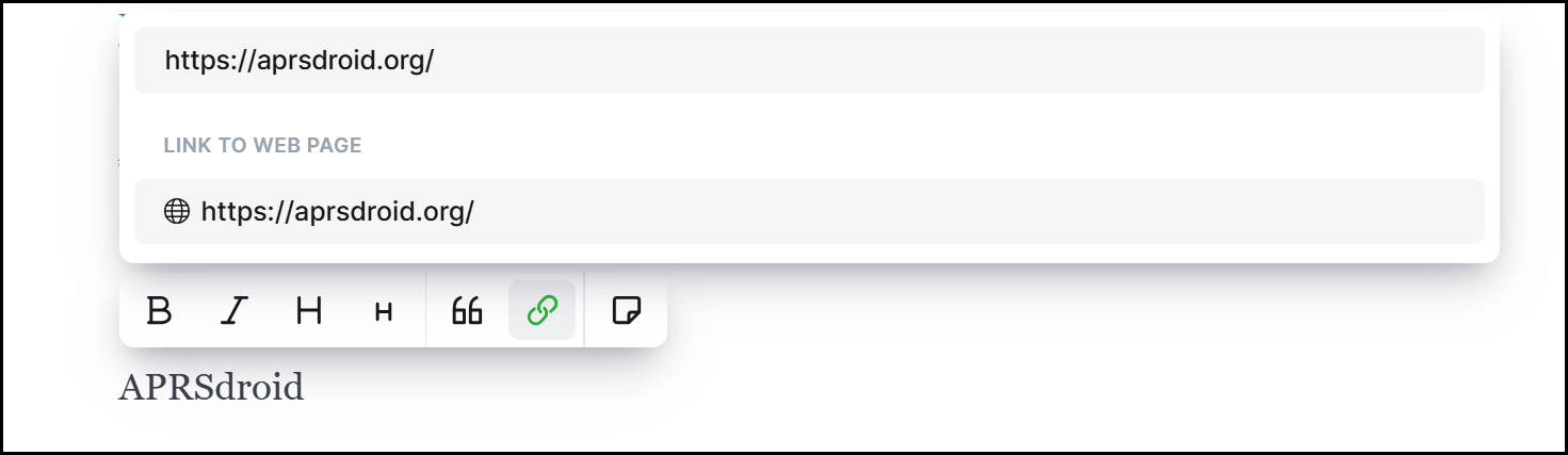 Hyperlinks - How APRS Works - Third-Party Site